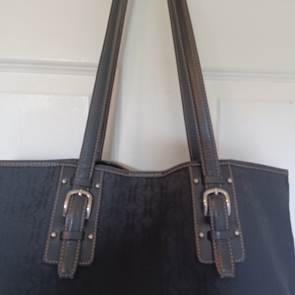 Fossil Canvas and Leather Jacquard Signature Purse - Picture 4 of 7